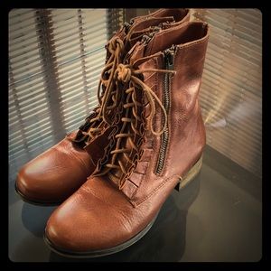Betsey Johnson Lace up Boots